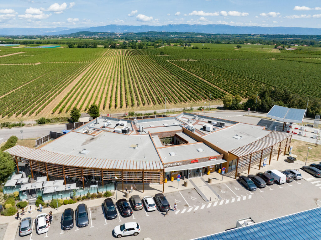 Vue du ciel réalisation Pallanche Constructions